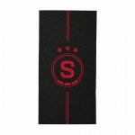 Osuška Sparta černá + červené logo